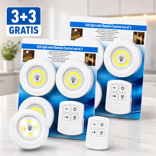 3+3 GRATIS LED Lampe +Daljinski