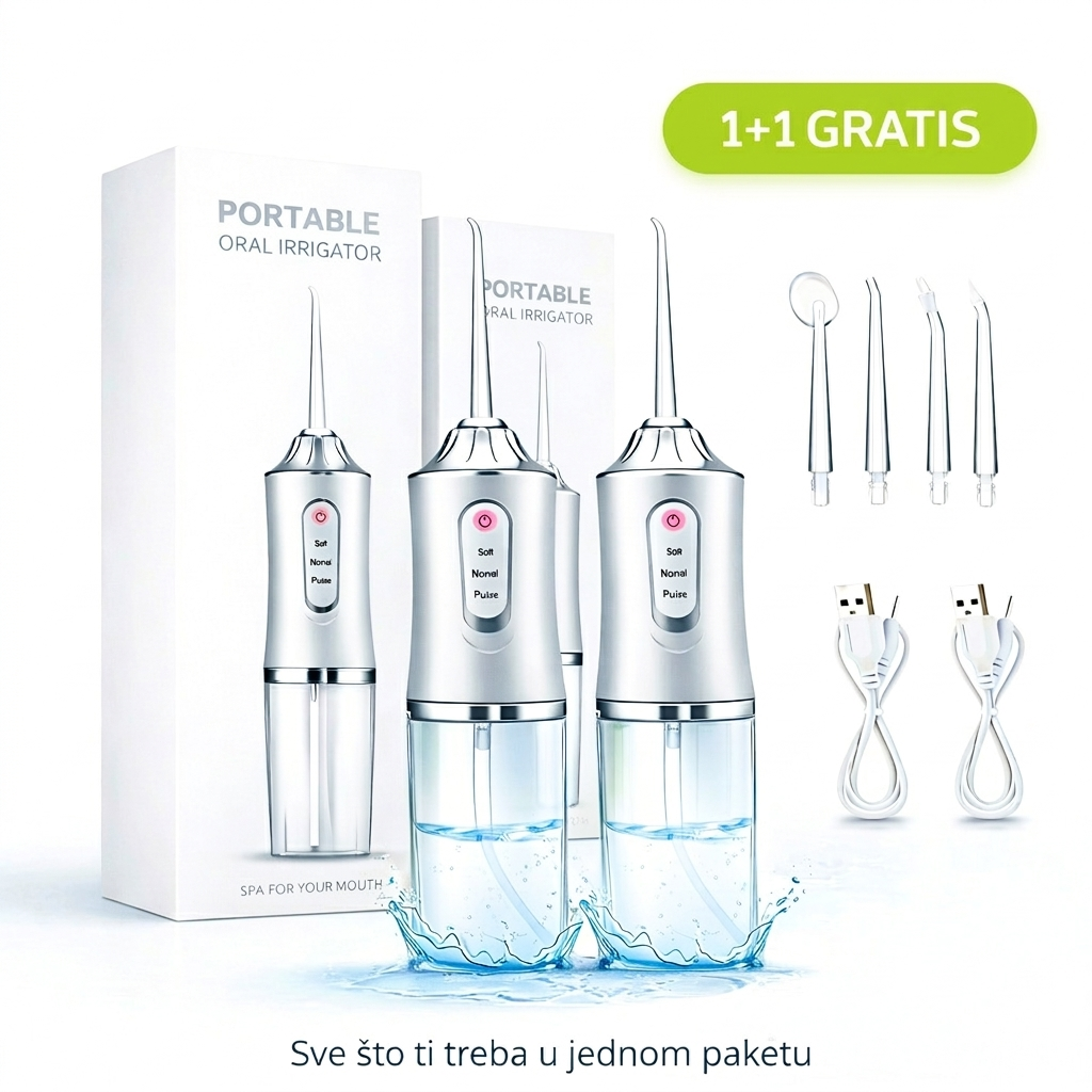 Oralni irigator 1+1 GRATIS