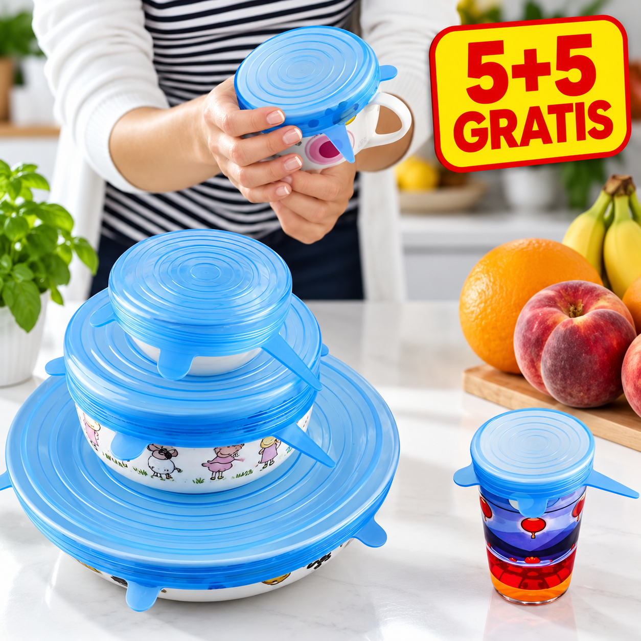 Silikonski Poklopci za Hranu