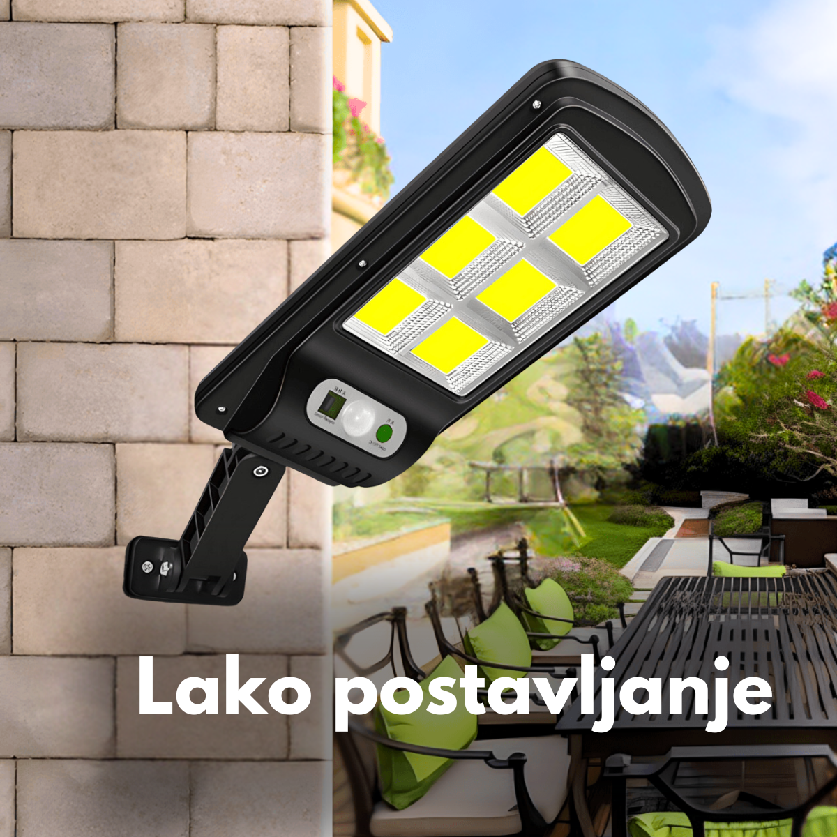 Solarna LED lampa sa daljinskim upravljačem