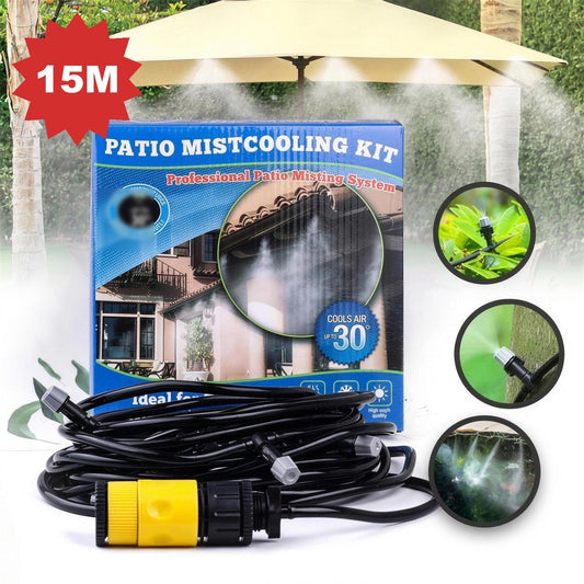 PATIO MISTCOOLING KIT - sistem za hlađenje vodenom maglom 15M, kutija i set